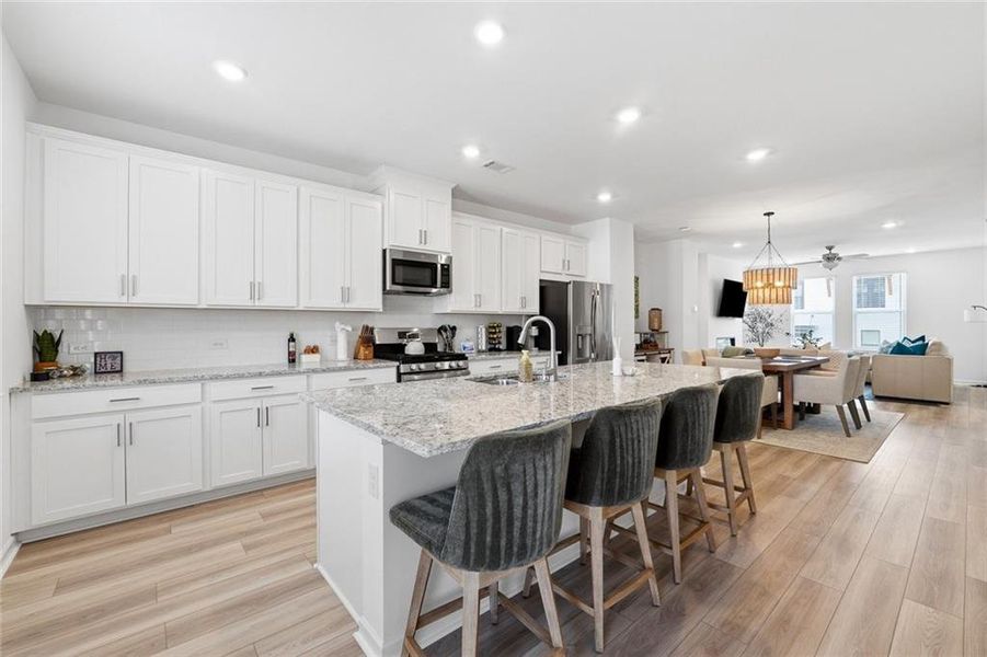 Furnished interior view inside a new home in Henson Square, Lawrenceville (Image 10).