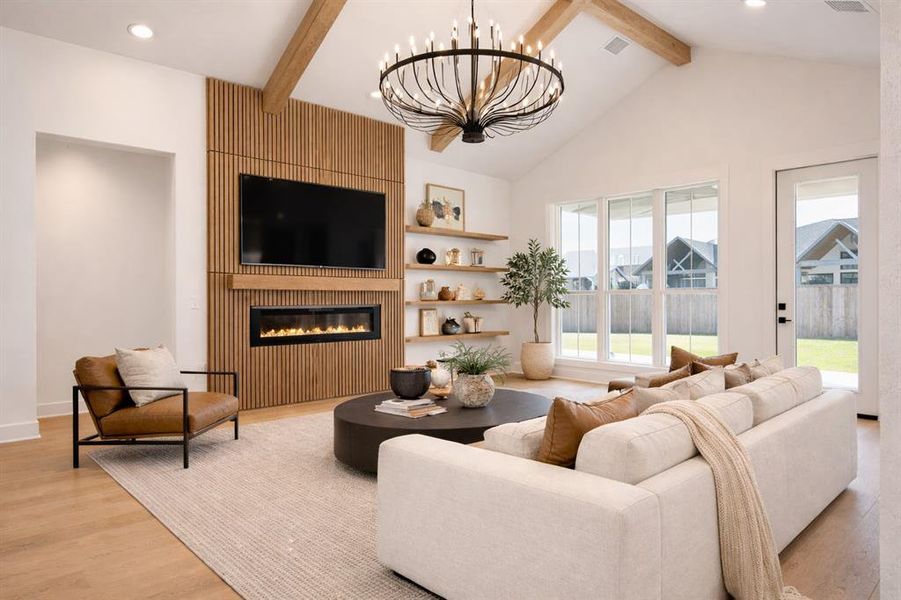 Furnished interior view inside a new home in , Pottsboro (Image 11).
