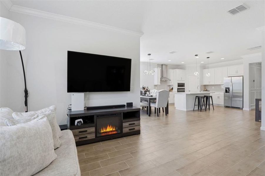 Furnished interior view inside a new home in Lakewood Park, Deland (Image 13). Furnished interior view inside a new home in Lakewood Park, Deland (Image 13).