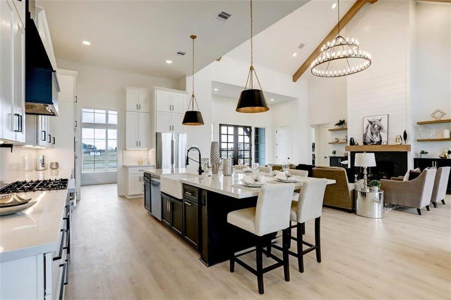 Furnished interior view inside a new home in , Acworth (Image 7).