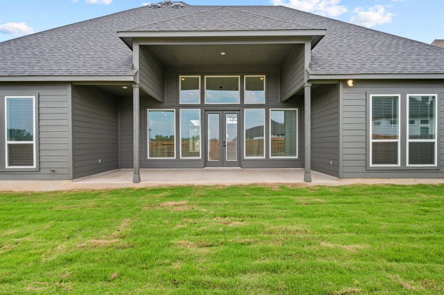 Representative exterior details of a home built from the Ainsley by Chesmar Homes in Mesa Western, Cibolo (Image 4).