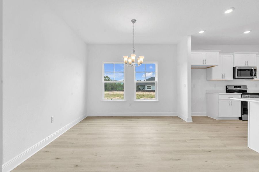 Representative unfurnished interior of a home built from the 2525 by Adams Homes in Parkland Place, Pace (Image 12).