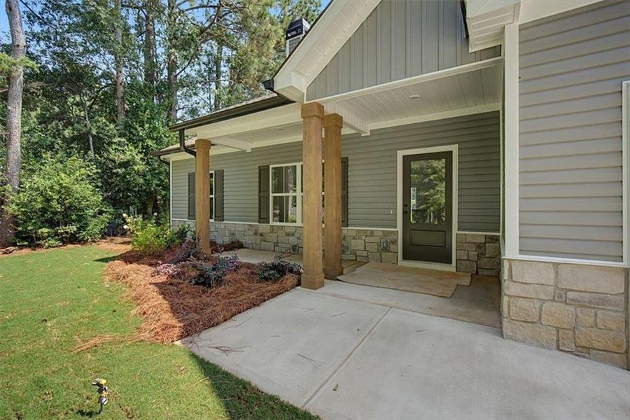 Exterior details and patio area of a home in , Dallas (Image 4). Exterior details and patio area of a home in , Dallas (Image 4).