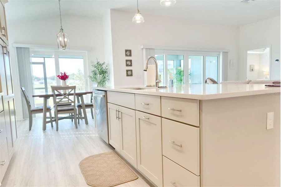 Furnished interior view inside a new home in , The Villages (Image 30).