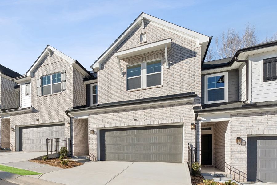 Front exterior of a new home in Grandview Terrace, Canton, GA, highlighting curb appeal (Image 19).