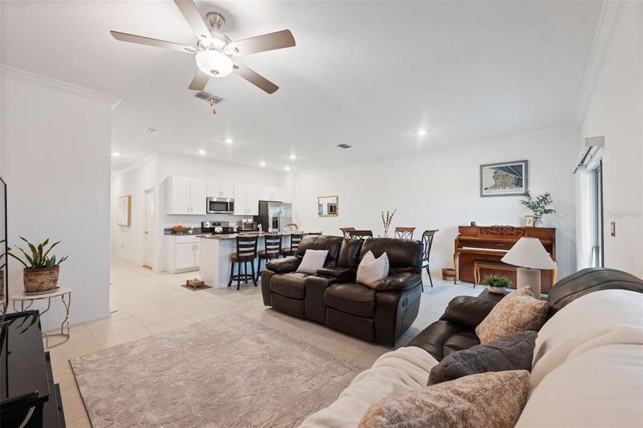 Furnished interior view inside a new home in , Land O' Lakes (Image 16).