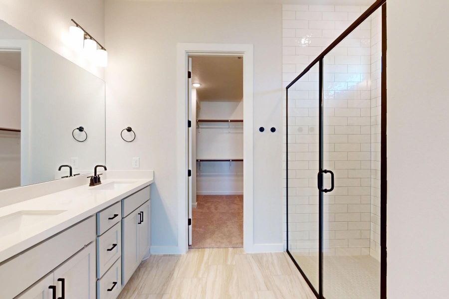 Furnished interior view inside a new home in Cascades at Onion Creek, Austin (Image 9).