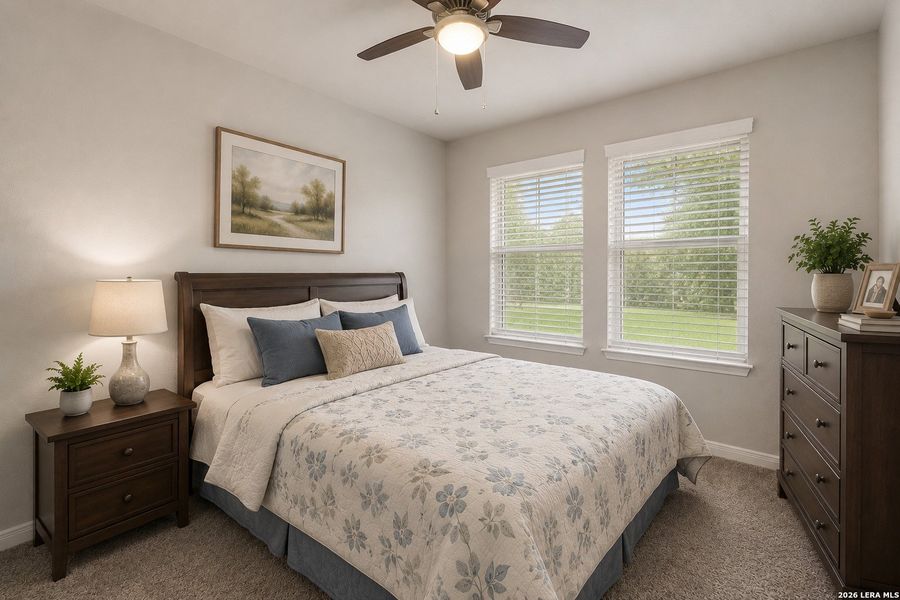 Furnished interior view inside a new home in Lark Canyon, New Braunfels (Image 9).