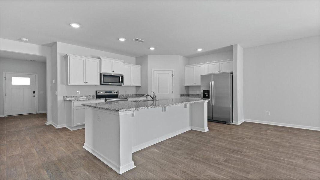 Furnished interior view inside a new home in Rivers Reach, Yemassee (Image 5).