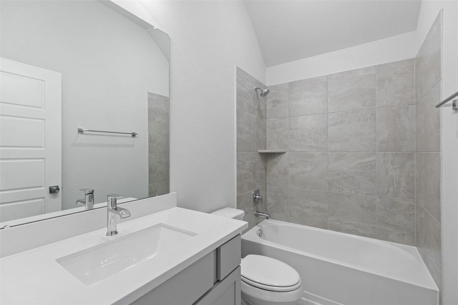 Furnished interior view inside a new home in Aldeana, Bonney (Image 5).