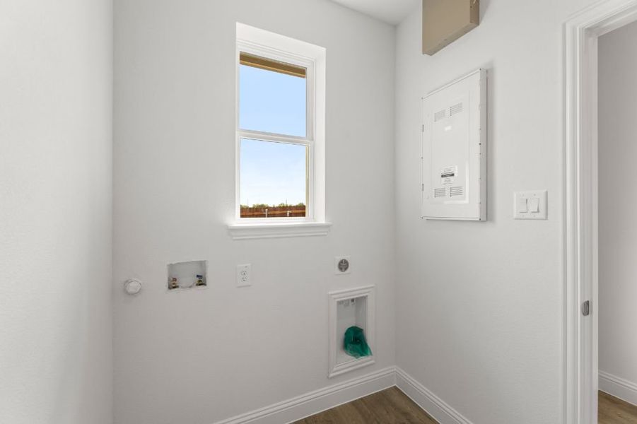 Representative unfurnished interior of a home built from the Cedar by UnionMain Homes in Edgewater, Fate (Image 17). Representative unfurnished interior of a home built from the Cedar by UnionMain Homes in Edgewater, Fate (Image 17).