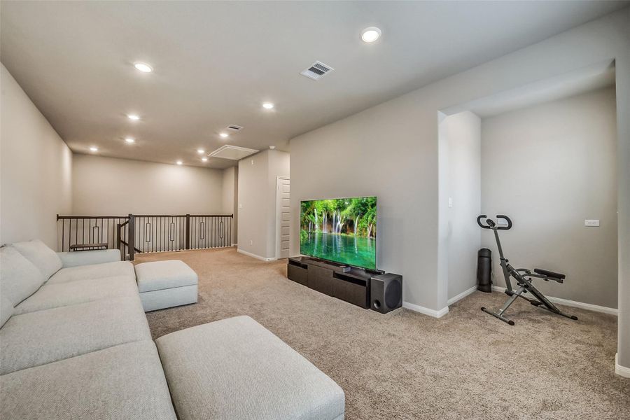 Furnished interior view inside a new home in , Houston (Image 15).