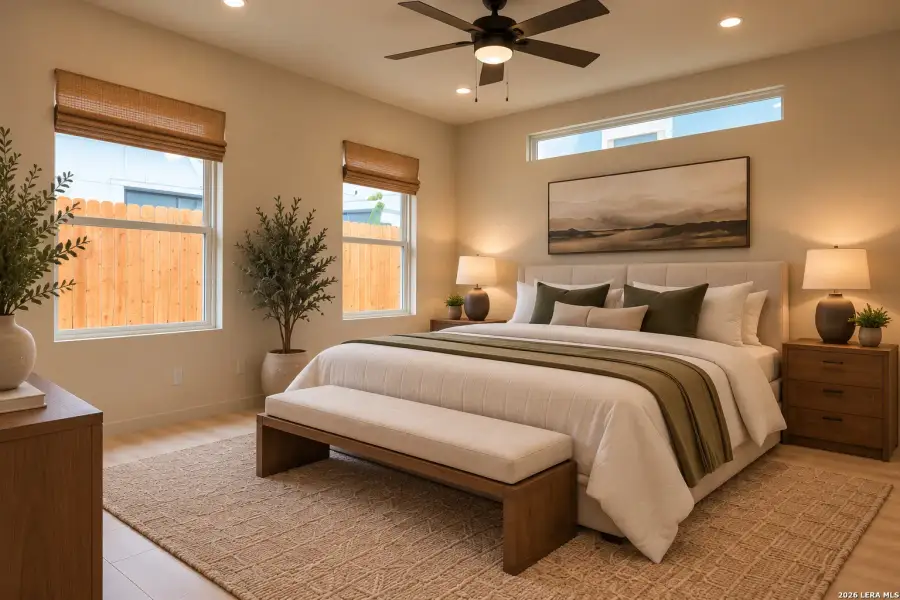 Furnished interior view inside a new home in , San Antonio (Image 13).