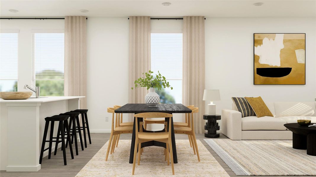 Furnished interior view inside a new home in Moore Landing, Magnolia (Image 8).