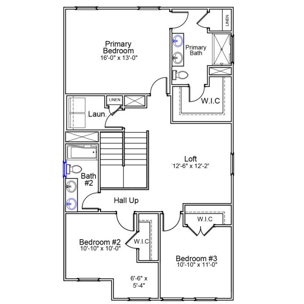 2D floor plan layout of this home in Pinecrest, West Columbia, SC (Image 4).