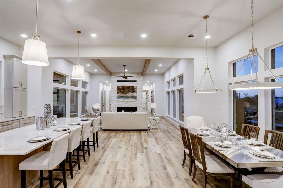 View of open design View of open design