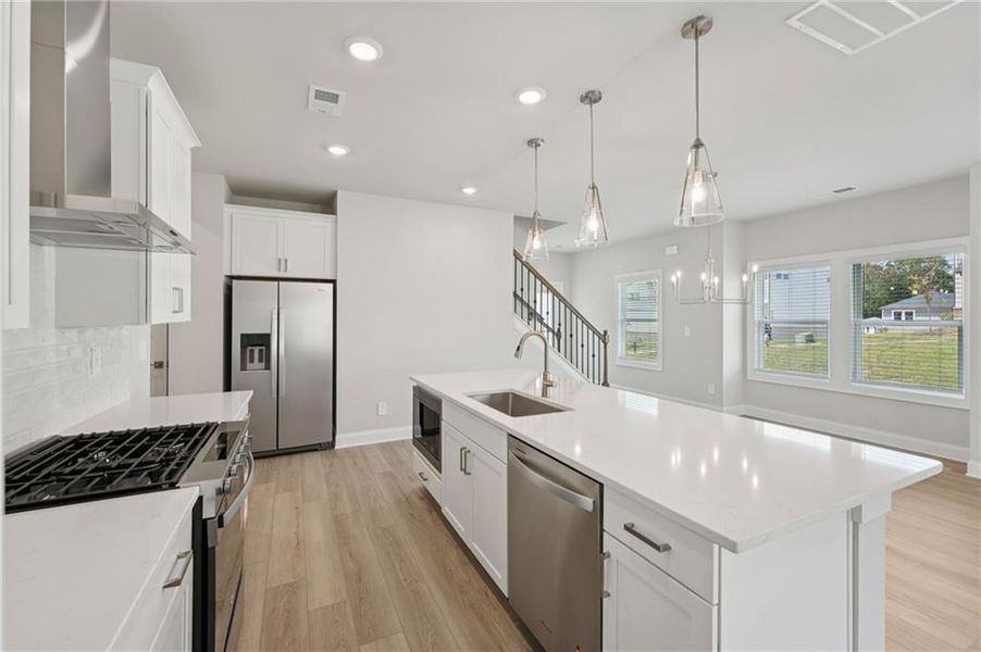 Furnished interior view inside a new home in Hemingway - Reserve Series, Cumming (Image 14).