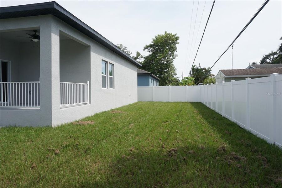 Exterior details and patio area of a home in , Largo (Image 4). Exterior details and patio area of a home in , Largo (Image 4).