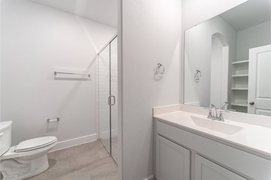 Furnished interior view inside a new home in Sunfield, Buda (Image 8).
