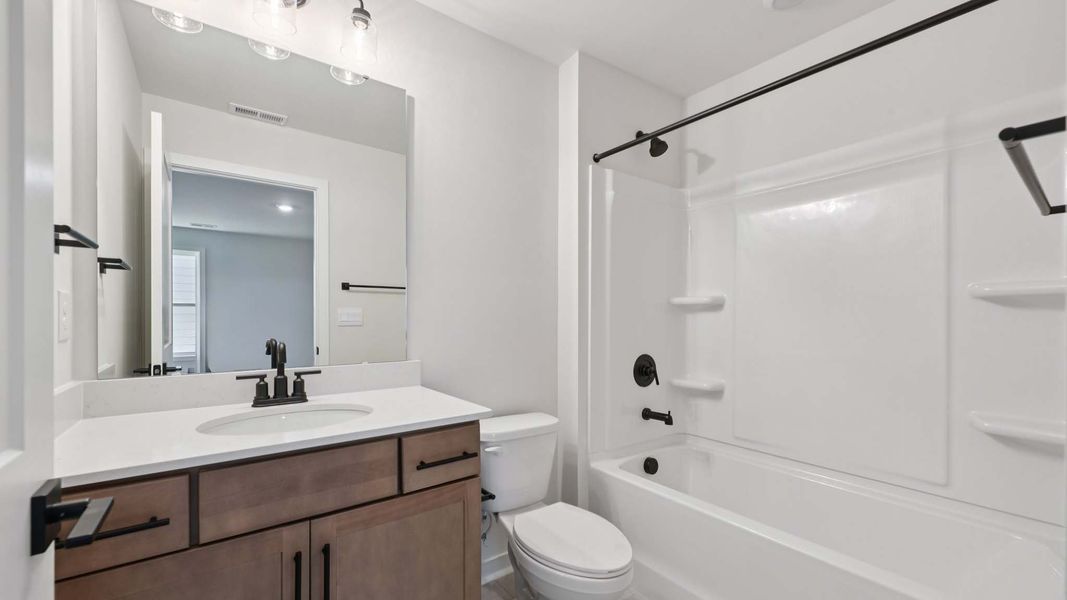 Furnished interior view inside a new home in Westport, York (Image 9).