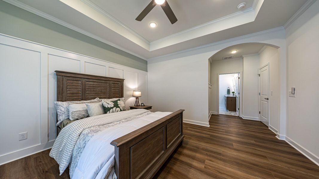 Furnished interior view inside a new home in The Villas at Pinewood, Asheboro (Image 31). Furnished interior view inside a new home in The Villas at Pinewood, Asheboro (Image 31).