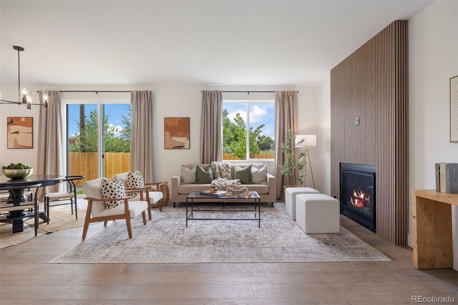 Furnished interior view inside a new home in , Wheat Ridge (Image 25).