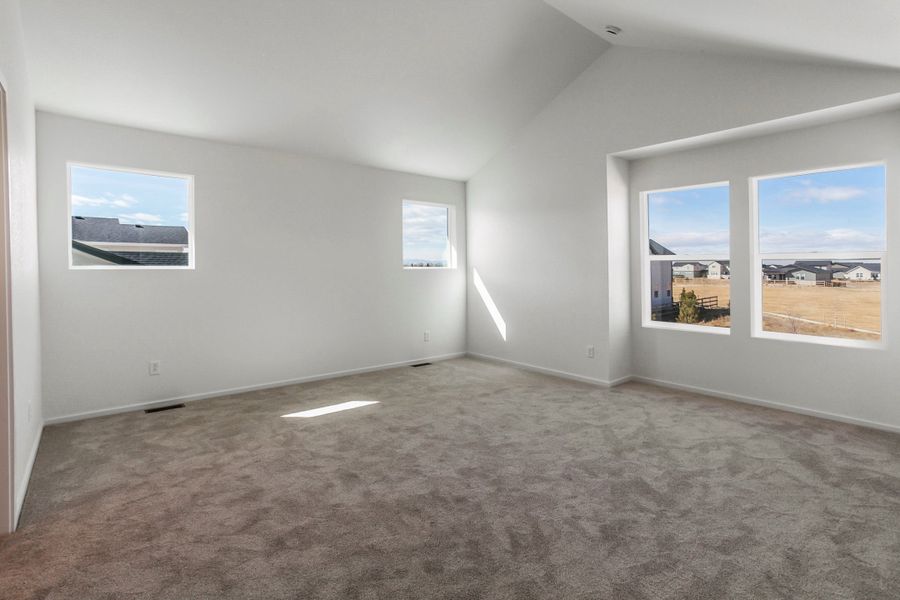Spacious, unfurnished interior of a new home in Trailside, Timnath (Image 35). Spacious, unfurnished interior of a new home in Trailside, Timnath (Image 35).