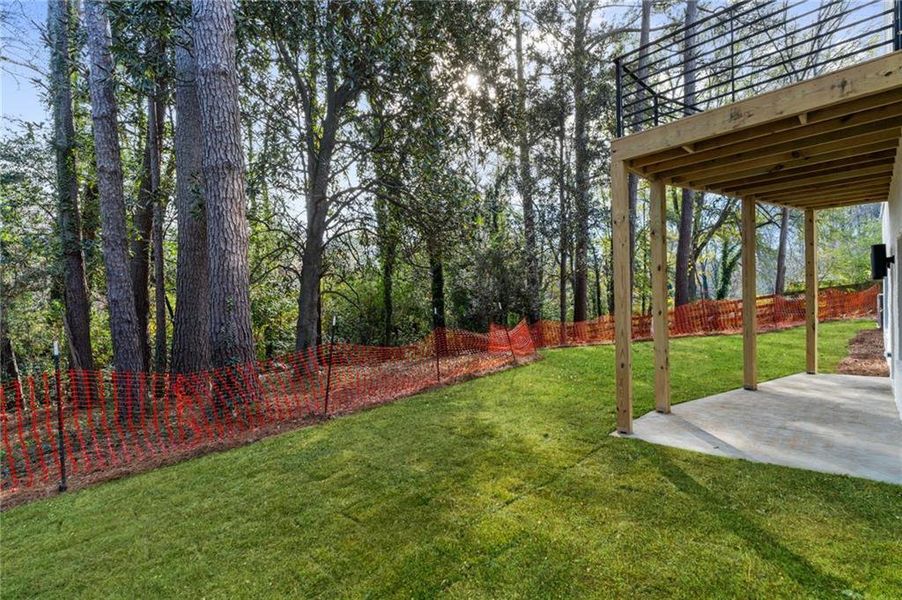 Exterior details and patio area of a home in , Brookhaven (Image 3). Exterior details and patio area of a home in , Brookhaven (Image 3).