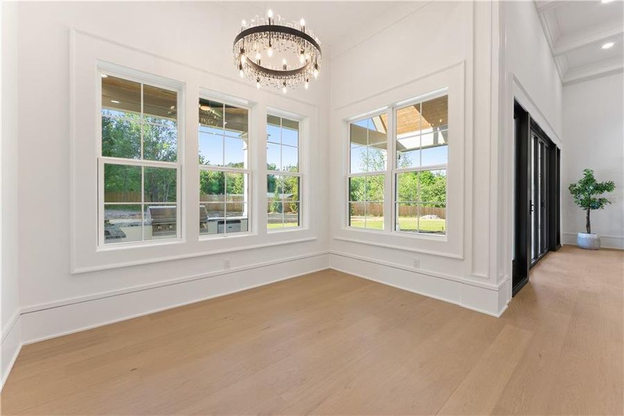 Spacious, unfurnished interior of a new home in , Monroe (Image 44).