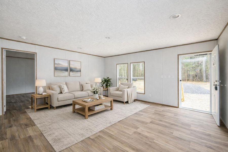 Furnished interior view inside a new home in , Pineville (Image 3).
