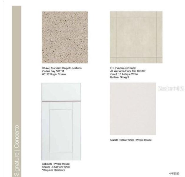 Sample of building materials used in homes in Marion Creek, Haines City (Image 18).