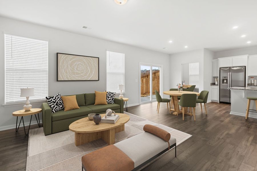 Representative furnished interior of a home built from the The Coles by Stanley Martin Homes in Bridgeport Single Family Homes, Greenville (Image 9).