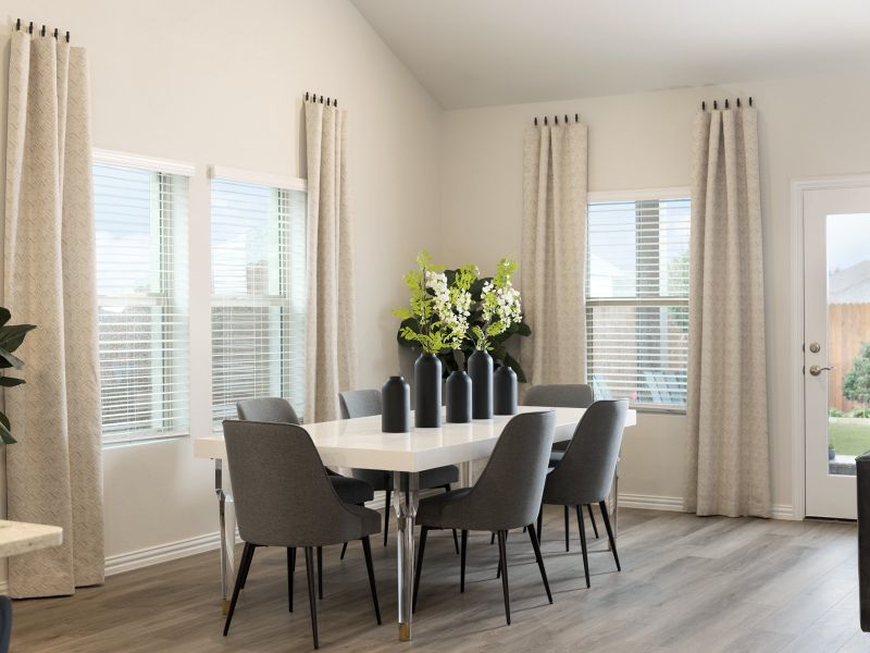 Furnished interior view inside a new home in Southridge - Signature Series, McKinney (Image 6).