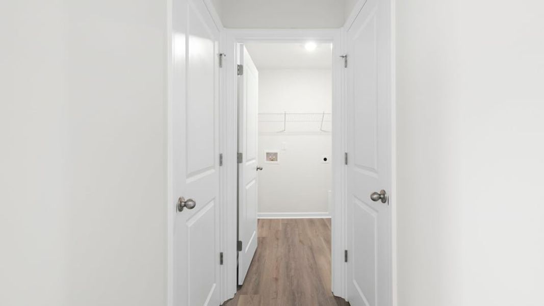 Spacious, unfurnished interior of a new home in Harper Ridge, Roebuck (Image 25). Spacious, unfurnished interior of a new home in Harper Ridge, Roebuck (Image 25).