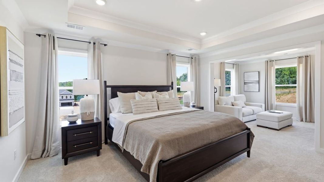 Furnished interior view inside a new home in Adams Glen, Greenville (Image 40).