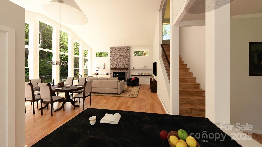 Breakfast Bar view - rendered