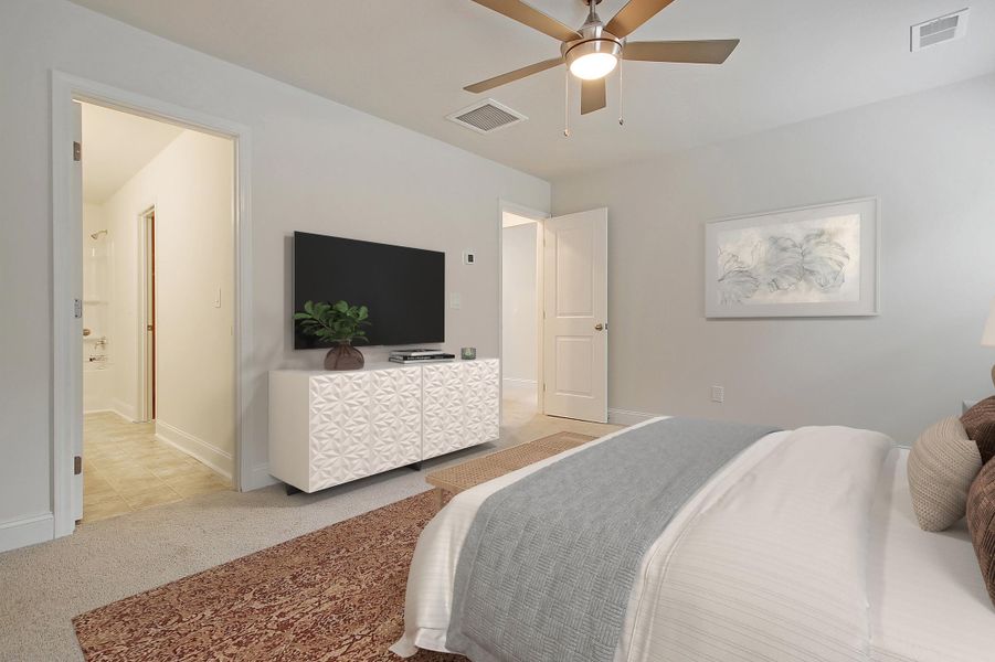 Furnished interior view inside a new home in Founder's Park, Lincolnville (Image 5).