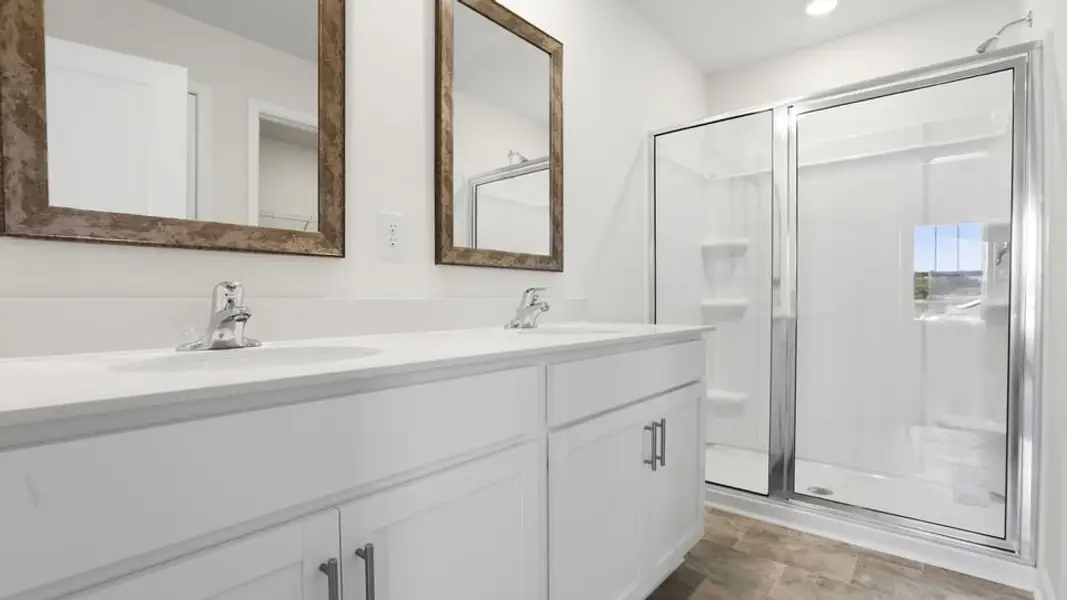 Furnished interior view inside a new home in Durbin Meadows Traditions, Fountain Inn (Image 12).