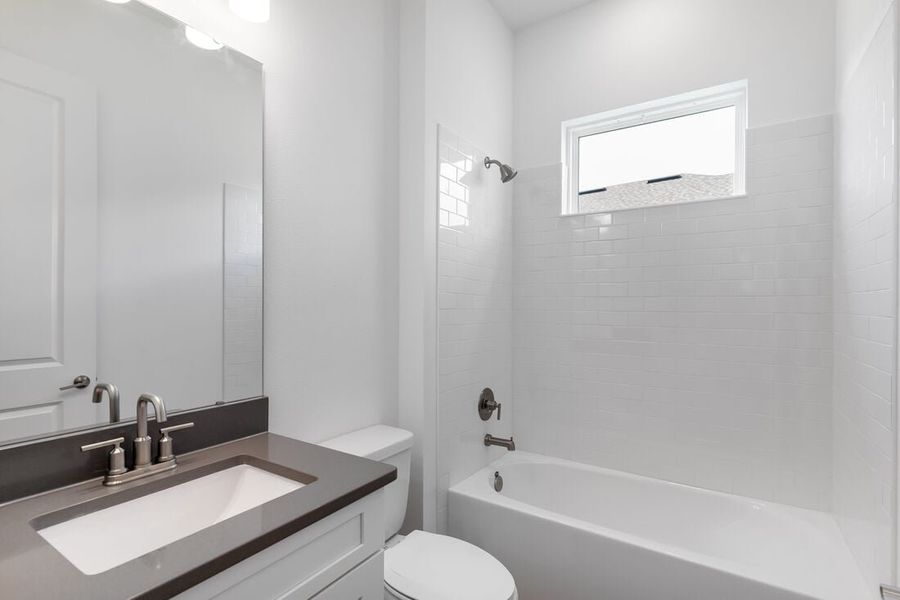 Representative furnished interior of a home built from the Ambra by Taylor Morrison in Esplanade at Center Lake Ranch, St. Cloud (Image 10).