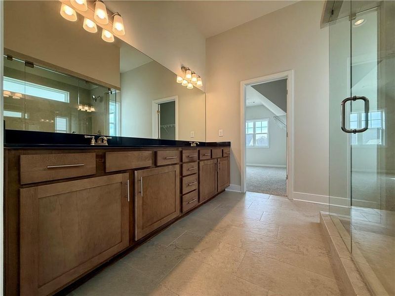 Furnished interior view inside a new home in Ponderosa Farms Manor, Gainesville (Image 28).