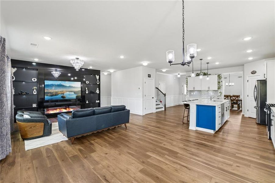 Furnished interior view inside a new home in , Dawsonville (Image 9).