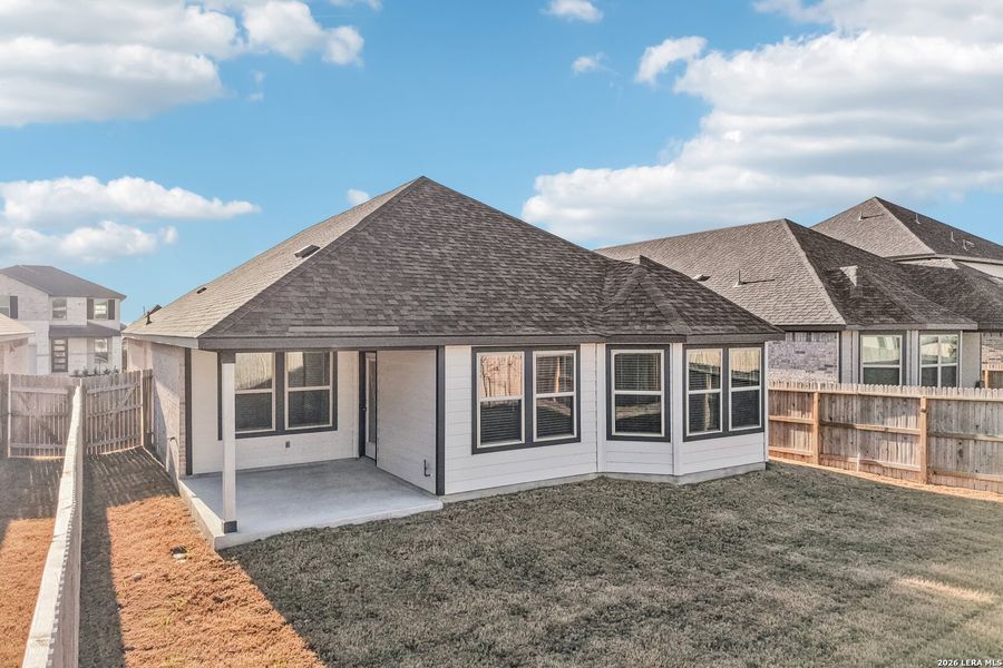 Exterior details and patio area of a home in Kallison Ranch, San Antonio (Image 20). Exterior details and patio area of a home in Kallison Ranch, San Antonio (Image 20).