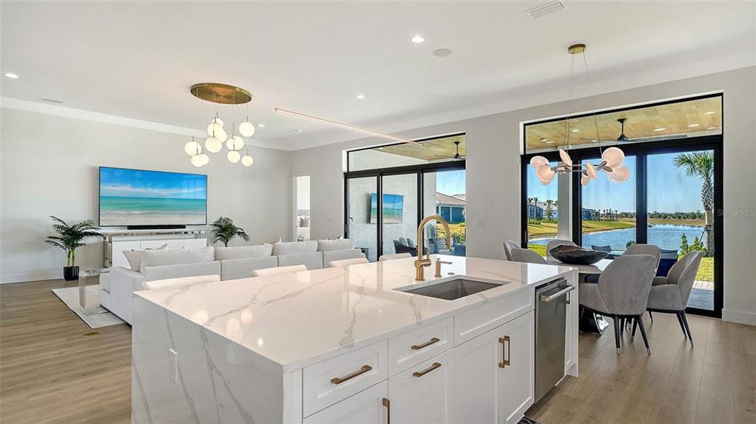 Furnished interior view inside a new home in , Sarasota (Image 61).