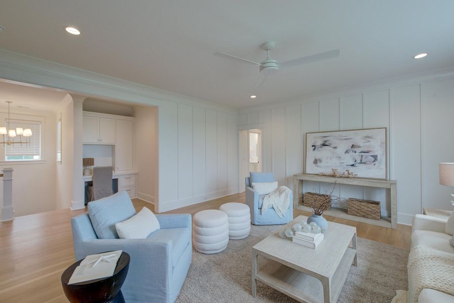 Furnished interior view inside a new home in Daniel Island Park, Charleston (Image 43).