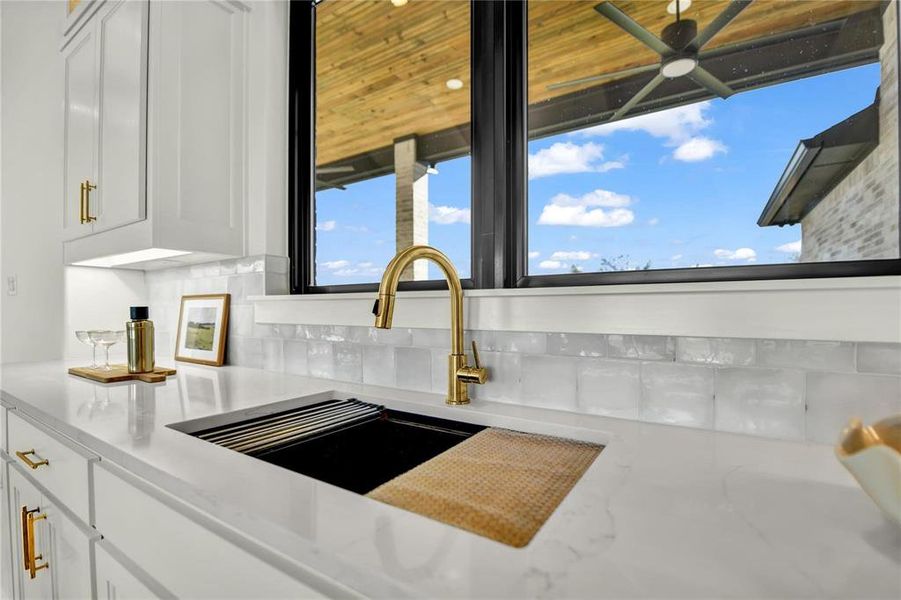 Close-up of interior finishes inside a home in , Aledo (Image 23).