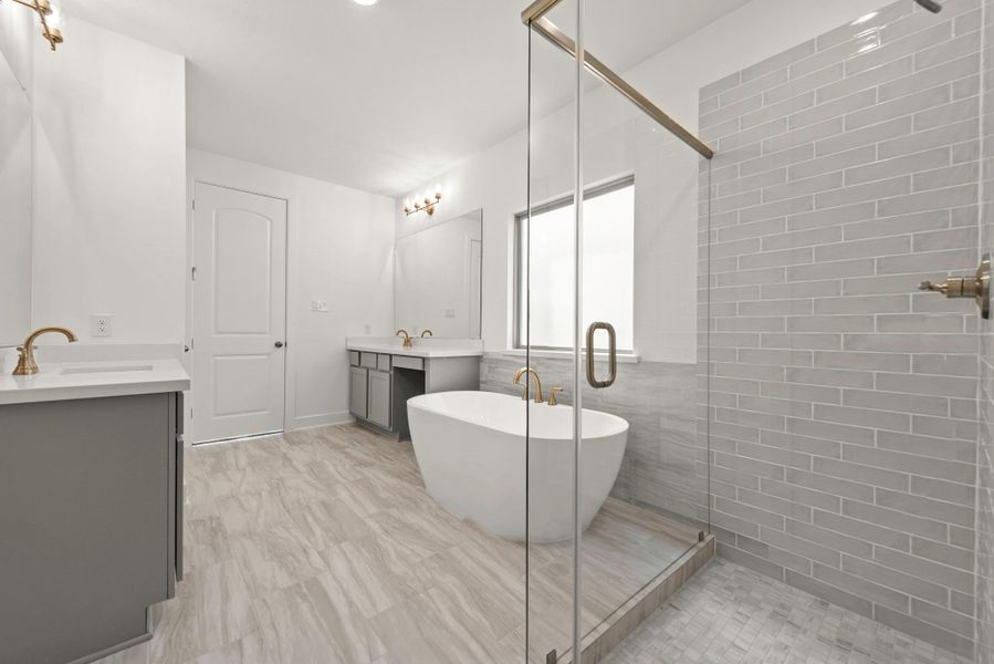 Furnished interior view inside a new home in , Brookshire (Image 9).