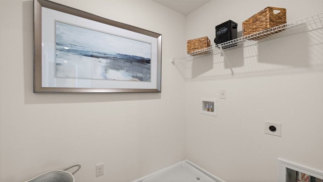 Representative unfurnished interior of a home built from the HAYDEN Express by D.R. Horton in WillowBrook, Winder (Image 23).