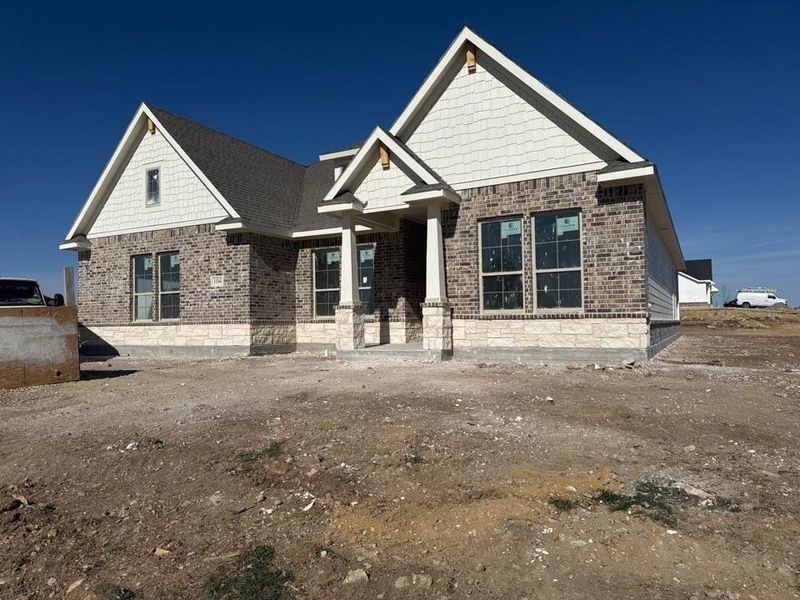 In-progress construction of a new home in Fairview Meadows, New Fairview, TX (Image 3).