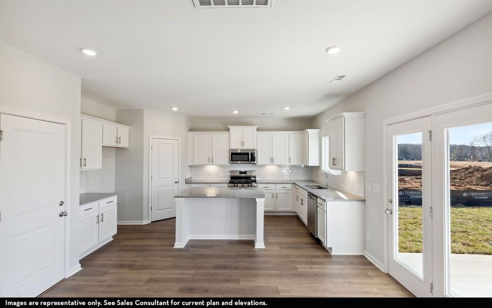 Representative furnished interior of a home built from the Magellan by CastleRock Communities in McCain's Station, Gallatin (Image 2).
