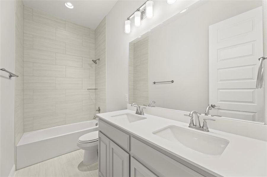 Furnished interior view inside a new home in River Ranch, Van Alstyne (Image 9). Furnished interior view inside a new home in River Ranch, Van Alstyne (Image 9).